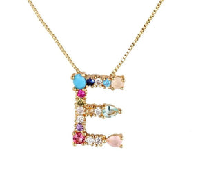 The Rainbow Initial Variety Necklace - I Spy Jewelry