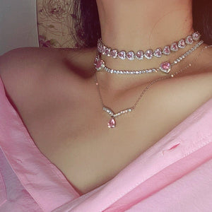 The Evelyn Heart Choker Necklace - I Spy Jewelry