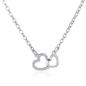 The Ella Double Heart Necklace - I Spy Jewelry