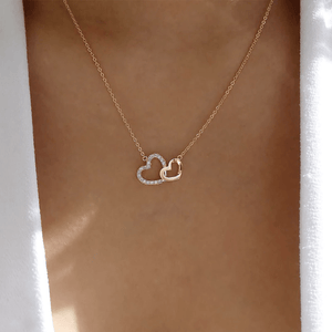 The Ella Double Heart Necklace - I Spy Jewelry