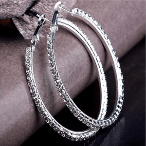 The Grace Crystal Hoop Earrings - I Spy Jewelry