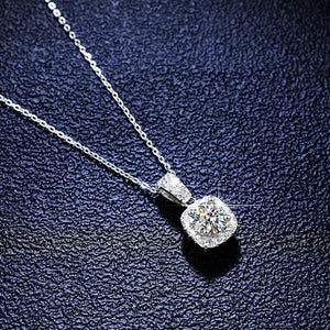 The Olivia Cushion Cut Necklace - I Spy Jewelry