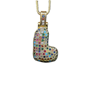 The Bubbly Initial Rainbow Necklace - I Spy Jewelry