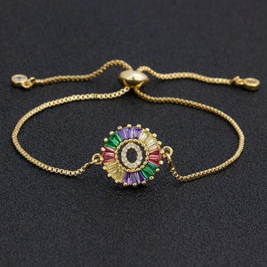 The Rainbow Initial Bracelet - I Spy Jewelry